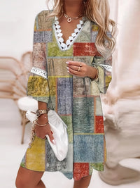 Cassandra | Luftige Blüten Sommerkleid – Mehrfarbig