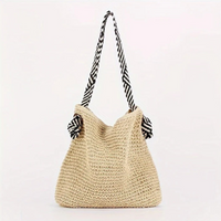 Boho-Sommertasche für Damen | groß – Beige
