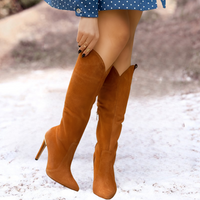 Mylène - Stilvolle und modische Stiefel – Braun