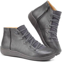 Liana | Trendige orthopädische Stiefelette – Grau