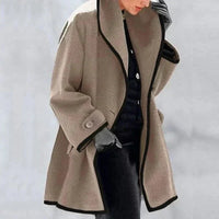 Maria | Elegante und trendige Fleecejacke – Braun