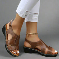 Benigna | Bequeme und elegante Damensandalen – Braun