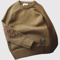 Alvin | Pullover mit Rundhalsausschnitt – Braun