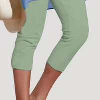Brunhilde | Damen Capri Leggings 3/4 Länge – Grün