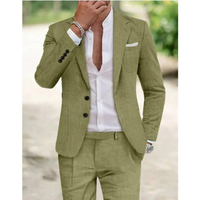 Bruno | Herren Eleganter Zweiteiliger Anzug – Grün
