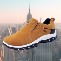 Bruno | Herren Slip-On Schuhe mit Dämpfung – Braun