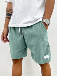 Bruno | Herren Sommer Shorts mit Kordelzug – Hellgrün