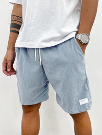 Bruno | Herren Sommer Shorts mit Kordelzug – Hellblau