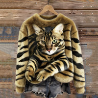 Miriella – Stilvoller Freizeitpullover – Gold
