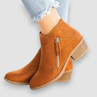Luca | Orthopädische Lederstiefel – Orange