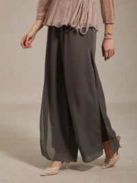 Tairess - Weit geschnittene Hose – Grau