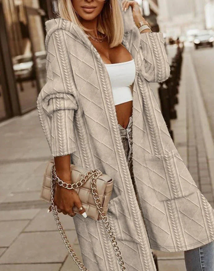 Poinora | Stilvolle Bequemlichkeit | Long Cardigan
