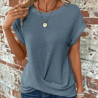 Claudia | Lässiges Top – Blau