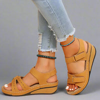 Benigna | Bequeme Sandalen für schmerzfreie Schritte – Braun