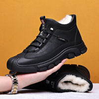 ULFERT - IMPERMEABLE LEDER SCHUHE – Schwarz