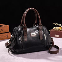 Silke | Ledertasche – Schwarz