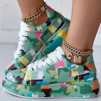 Mia | Modische Sneaker Damen für Alltag & Freizeit – Grün
