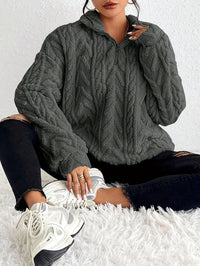 IRMA - PULLOVER MIT REISSVERSCHLUSS – Grau