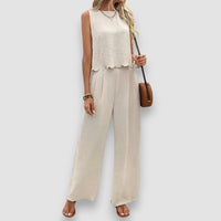Evelin |  Casual 2er Set – Beige