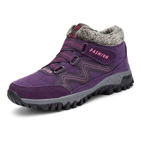 Yievonna | Warme Winterstiefel – Violett Rosa