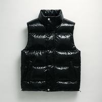 Ravello Quilted Puffer Vest – Schwarz