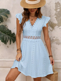 Florence | Women'S Summer V-Neck A-Line Dress – Himmelblau