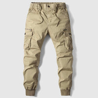 Caelan | Herren Cargo Jogger Hose mit Cargotaschen – Khaki