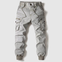 Caelan | Herren Cargo Jogger Hose mit Cargotaschen – Grau
