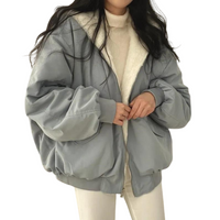 Caitlin | Gefütterte Winterjacke – Blau