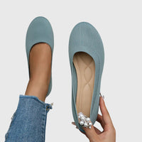 Calypso | Damen Ballerinas rutschfest atmungsaktiv – Hellblau