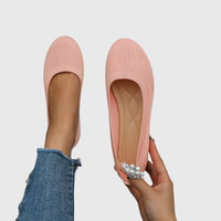 Calypso | Damen Ballerinas rutschfest atmungsaktiv – Rosa