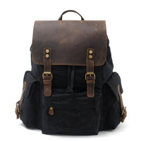 Winston Vintage Outdoor-Rucksack – Schwarz