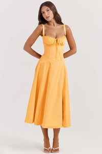 Soleil™ Eleganter Silhouettenstil – Orange