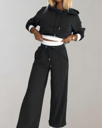 Carmen | Gemütliches Freizeit-Jogging-Set – Schwarz