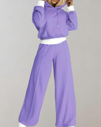 Carmen | Gemütliches Freizeit-Jogging-Set – Lila