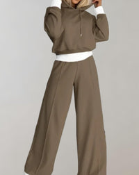 Carmen | Gemütliches Freizeit-Jogging-Set – Braun