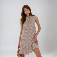 CAROLINA  | Leger Kleid – Beige