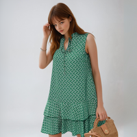CAROLINA  | Leger Kleid – Grün