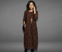 Emma | Winterkleid Damen stilvoll für festliche Anlässe – Burgunderrot