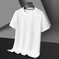 Caspian | Herren Rundhals Kurzarm T-Shirt – Weiß