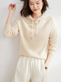 Casaul weicher Kapuzenpulli für Damen | Warmer – Khaki