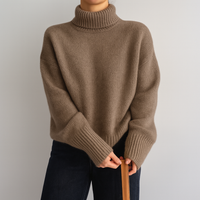 Jessie Turtleneck Sweater – Braun