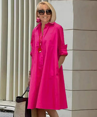 Sommerkleid mit Taschen – Rosa