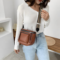 Stella Retro Tasche | Sommer-Umhängetasche für Damen mit Reißverschluss – Braun