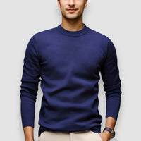 Evo | Crew Neck Sweater – Blau