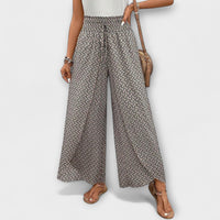 Criella – Hose mit hoher Taille – Grau