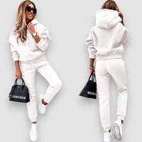Celeste | Comfy Zweiteiliges Jogging-Set – Weiß