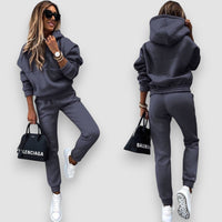 Celeste | Comfy Zweiteiliges Jogging-Set – Grau