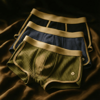 Max | Iconic Ferran Herren Boxershorts klassisch – Grün / Blau / Schwarz
