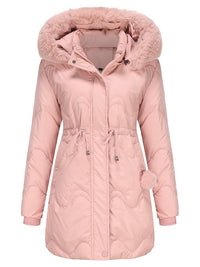 Geff | Elegante gefütterte Damen Winterjacke – Rosa